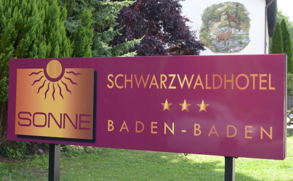 Schwarzwaldhotel Sonne Baden-Baden Exterior foto